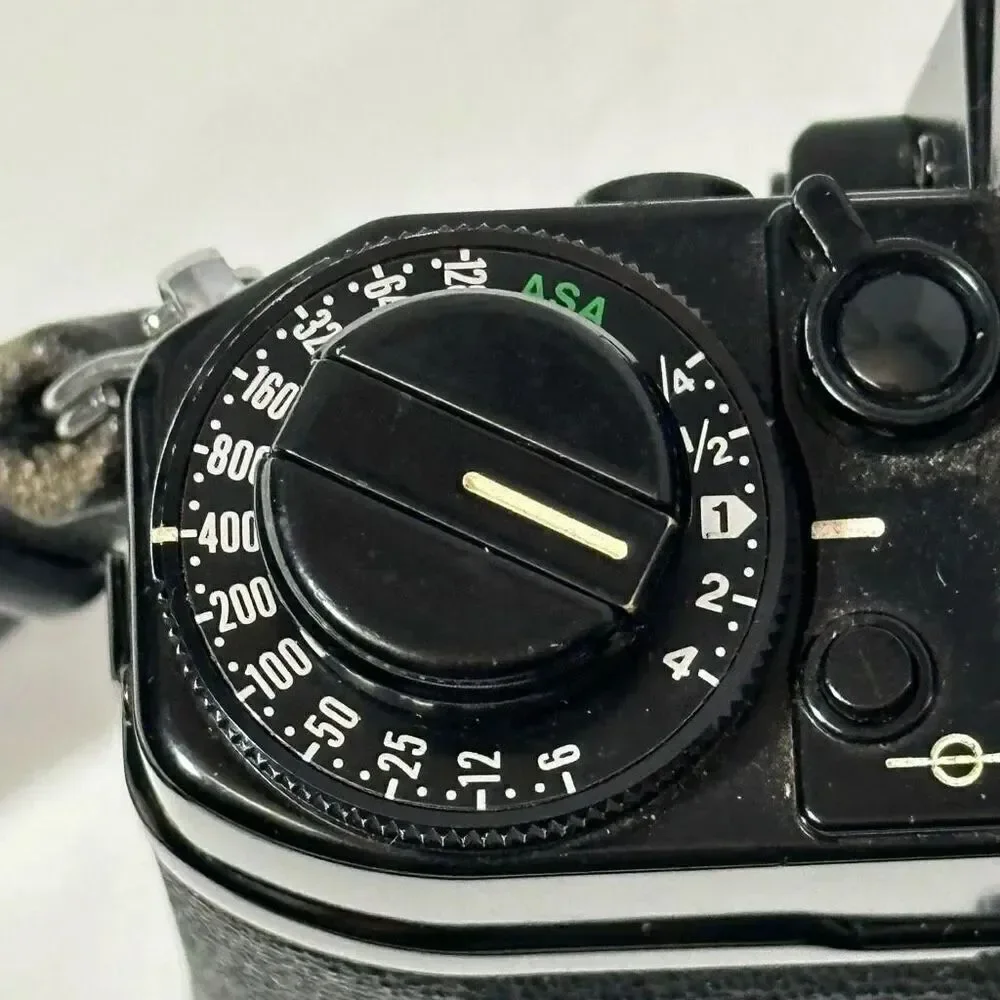 Vintage Canon A-1 Black 35 mm SLR with Strap/ Body Only